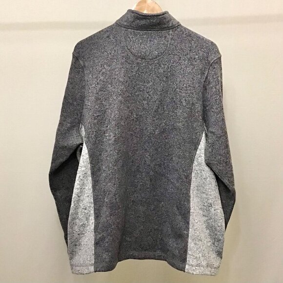 Woolrich XXL 1/4 Zip Pullover Men’s Sweater Gray Zip Pocket Long Sleeve - Picture 5 of 9